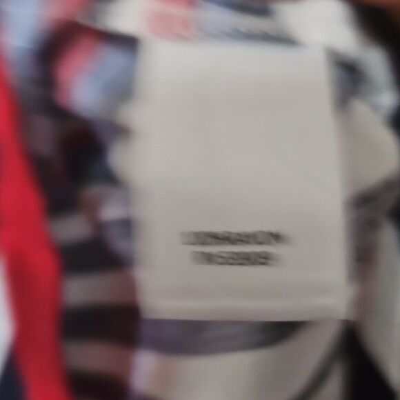 Allison Daley Navy and White Striped Blouse - Picture 6 of 7